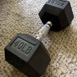 40 Lb Dumbbell