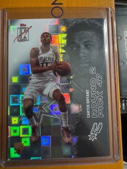 2025-26 Topps Signature Class Carter Bryant RC #148 Pandora Refractor - Spurs