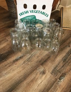 CANNING JARS 18 QUARTS 6 PINTS 