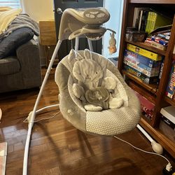 Ingenuity Bunny InLighten Baby Swing 