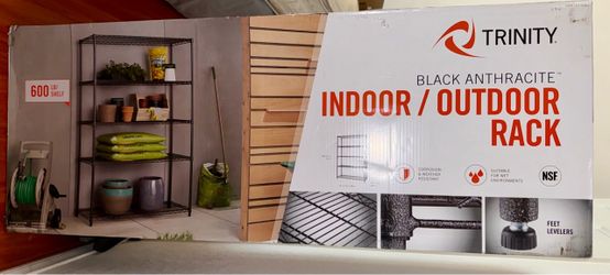 TRINITY Heavy-Duty 5-Tier Indoor/Outdoor Storage Rack – NEW IN BOX
