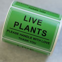 Live Plant Stickers