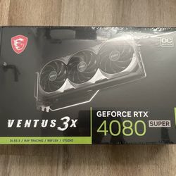 MSI GeForce RTX 4080 SUPER 16G VENTUS 3X OC GDDR6X Graphics Card