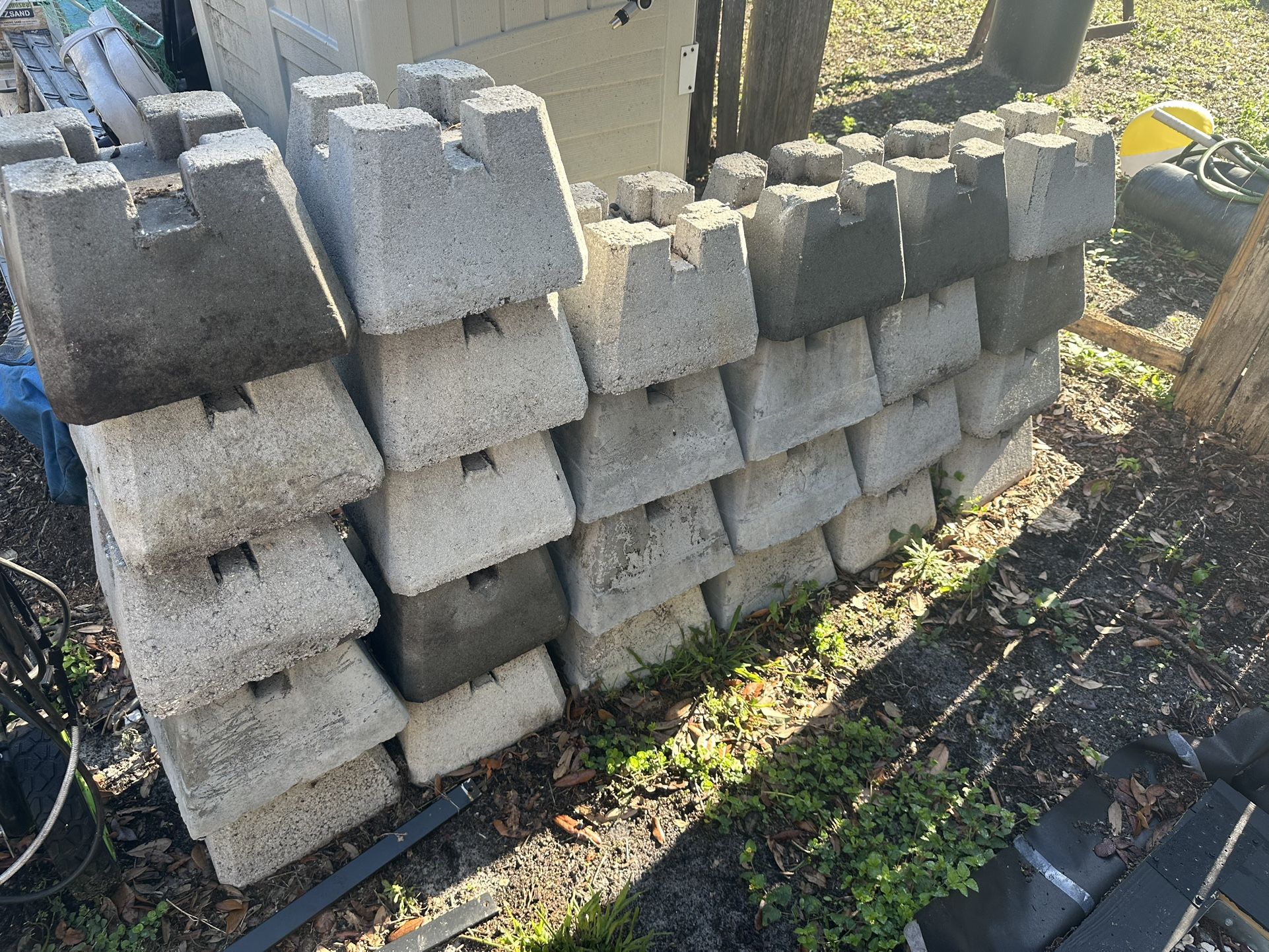 Concrete Deck Blocks - Deck Piers  (free)