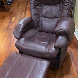 Comfortable Arm Chair In Wine - Moving Sale