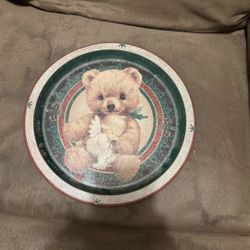 Ruth Morehead, Angel with Teddy Bear Collectible Tin