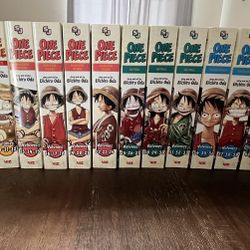 One Piece Omnibus Collection Volumes 1-45 (All 15 Books)