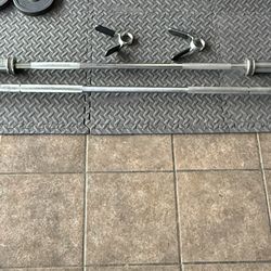 Weight Bars 5 Foot And 7 Foot Both 2 Inch Collars