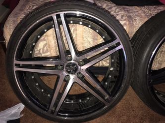 20" rims w/ wheels