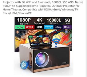 Projector with Wifi/Bluetooth connection