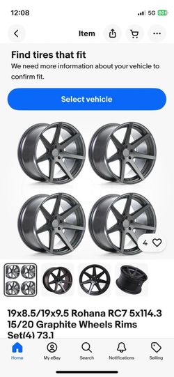 Brand new in box Rohanna RC7 wheels $1300 obo