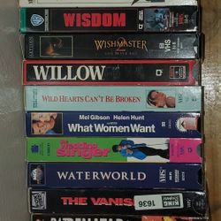 VHS Vintage Movie Collection! 16 Great Movies! All Genres! 