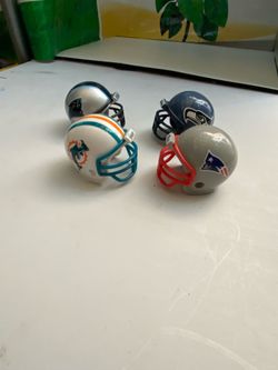 Lot of 4 mighty helmet racer helmets 2004