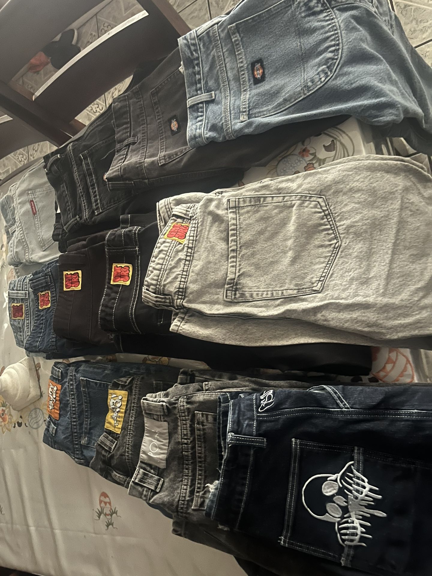 dickies, polar skate, empyre, skate bully jeans size 30