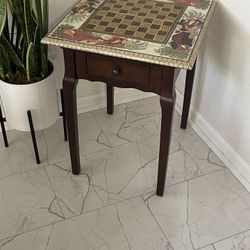 Table With Chess Board