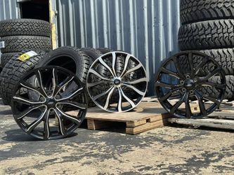 22 INCH FORD WHEELS AND TIRES