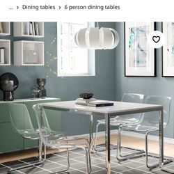 4 Chairs + Dining Table. Lightly Worn. 