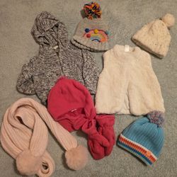 Toddler/ Girls Winter Clothing,  Hats/scarf, Gloves