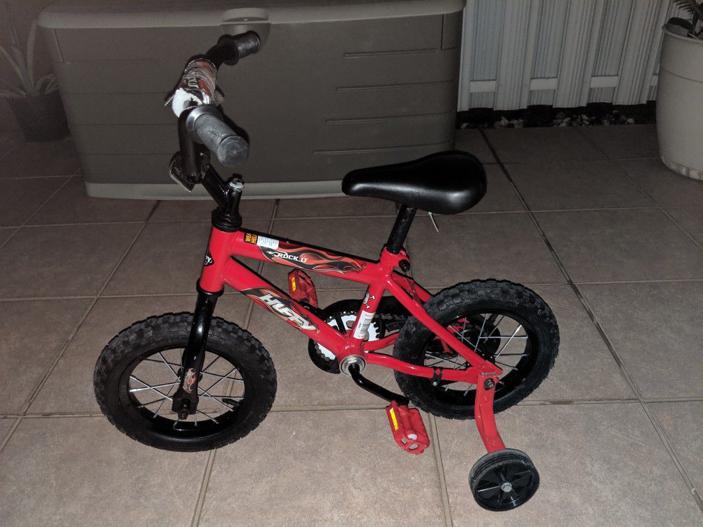 12" Huffy Boys' Rock It Bike, Red - Like New Kid's bike