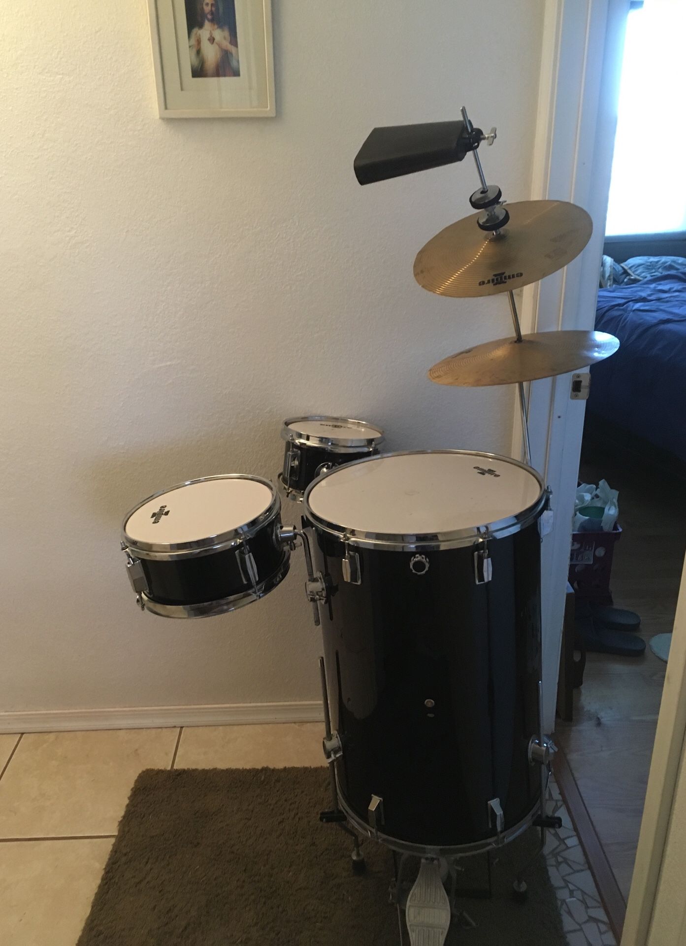 Beginners cocktail drum set