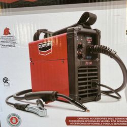 Century 90 Flux Corded 120 Volt Welder.  Brand New In Box Never Used.  Super Light Weight See Photos For More Information.