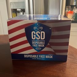 GSD Disposable Face Mask (Non Medical) 200 Pcs Total