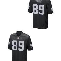 Las Vegas Raiders #89 Cooper Nike Black Jersey Boys Youth Large 14-16 New