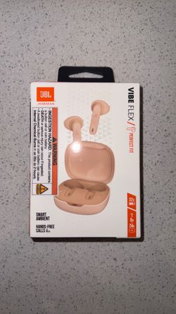 Brand new, factory-sealed JBL Vibe Flex True Wireless Earbuds in Beige