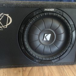 Kicker 10” Sub In Box