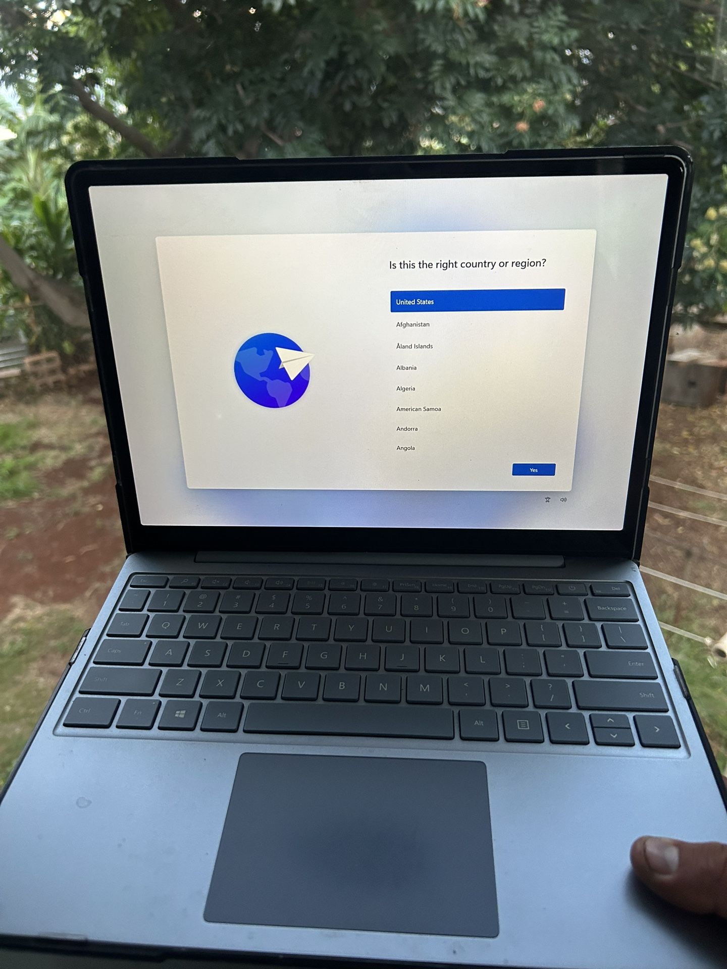 Microsoft Surface laptop With Case