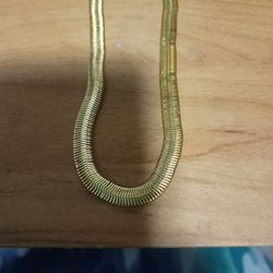 20 Inch Gold Filled Herringbone Chain