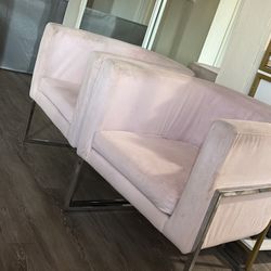 2 Pink Chairs 
