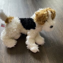 Douglas Cuddle Toys Fox Terrier Plush Puppy Dog Realistic Stuffed Animal Toy