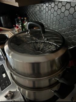 Giant Vegetable Steamer Cooking POT