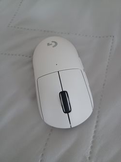 *USED 2021* Logitech G PRO X Superlight - White + 1x NEW TigerIce Skates #BUY2MOD