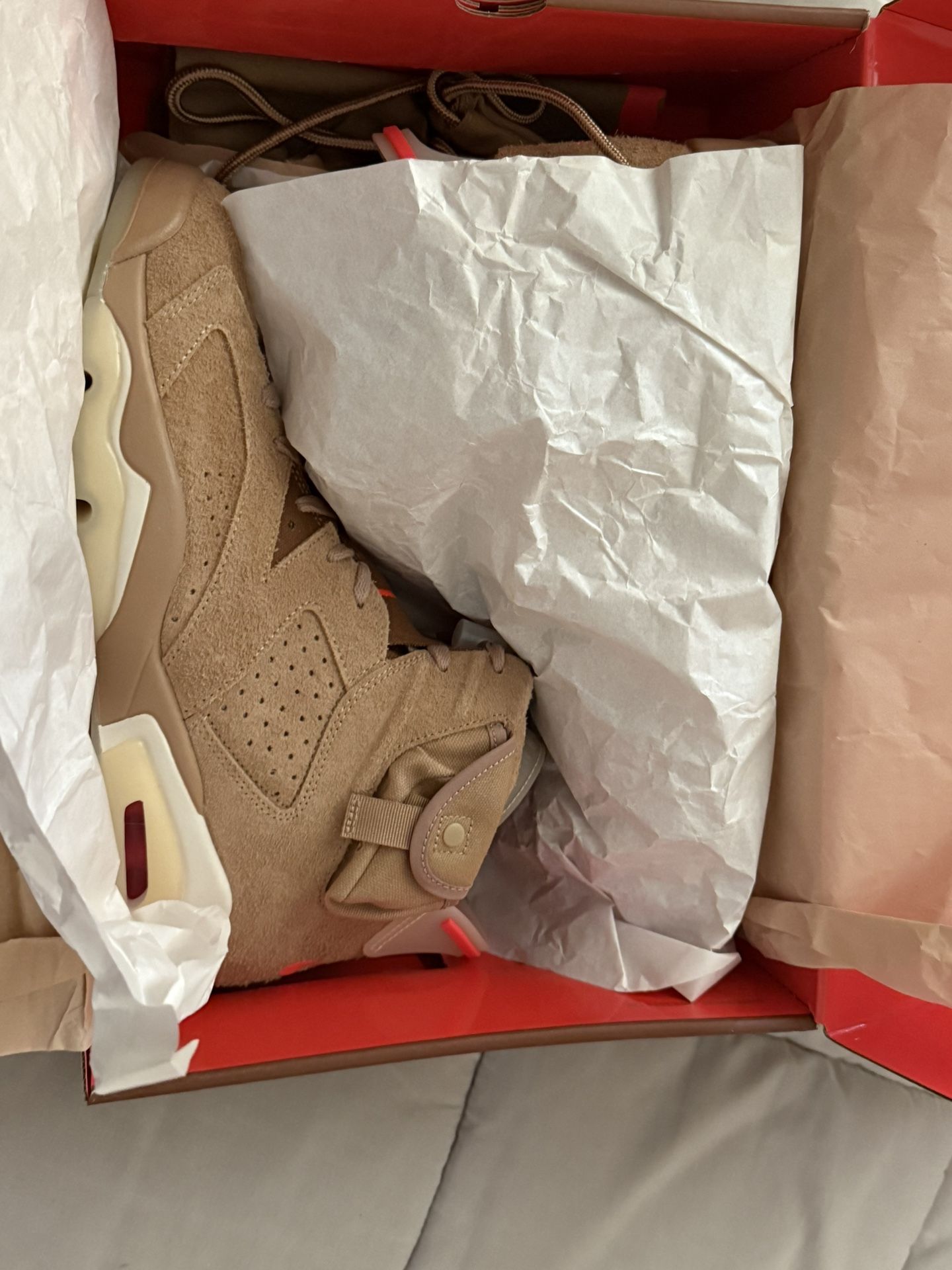 Jordan 6 Retro British Khaki Travis Scott