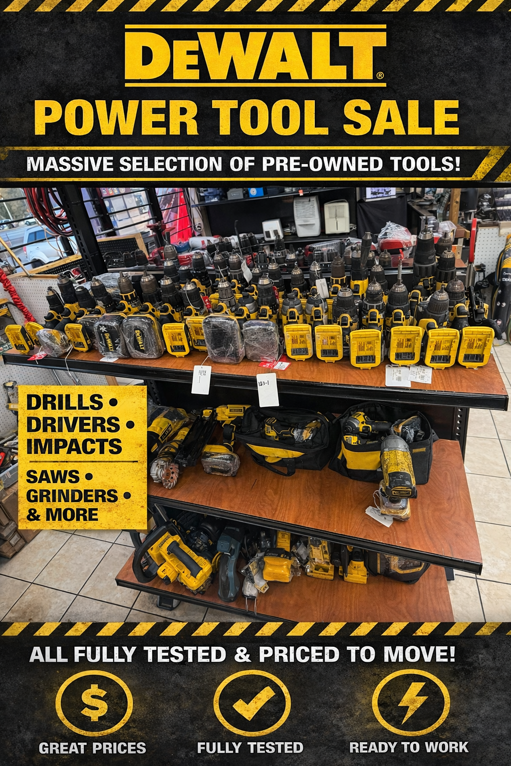 DeWalt FLASH SALE!!! (More info in Description!)