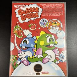Custom Case Only - Bubble Bobble for Nintendo Entertainment System NES