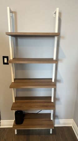 5-Shelf Ladder Bookshelf