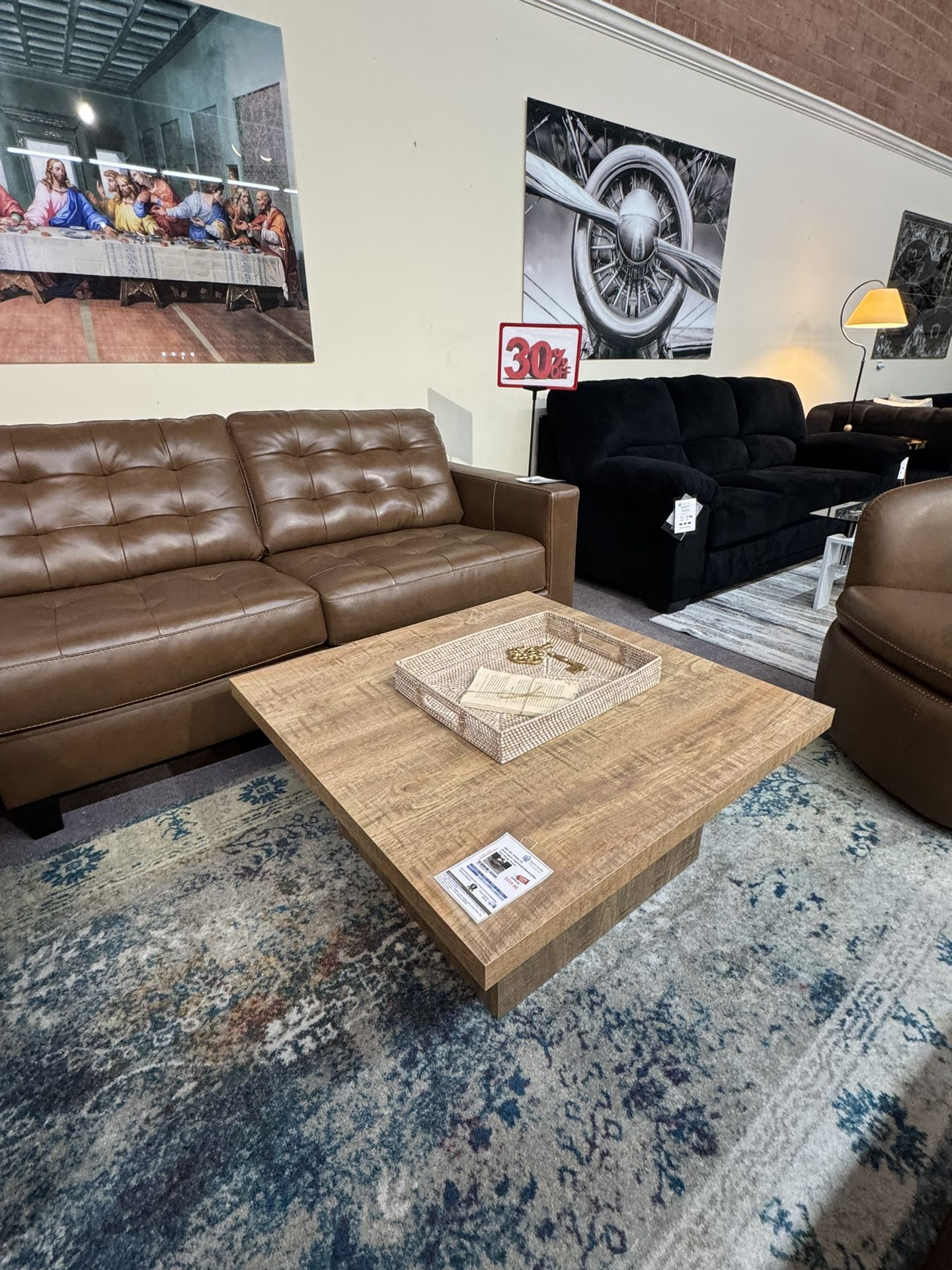 Devar Latte Square Engineered Wood Cocktail Coffee Table