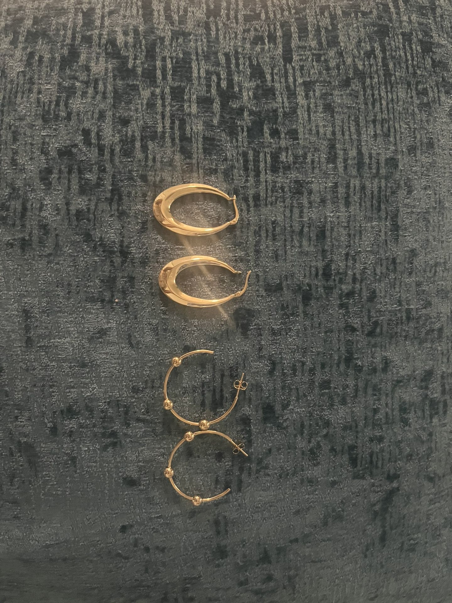 Aretes De Mujer De Oro De 14k