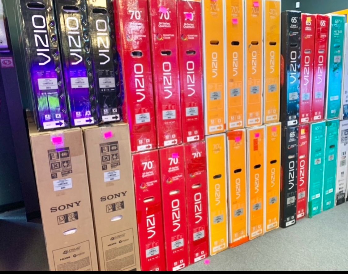 50-86 Tv LED Smart 4k Hdtv 6 Month Warranty Free Delivery $298-$1198