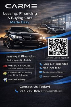 Lease Finance Cars Available