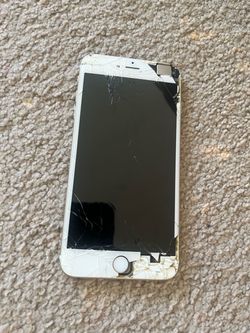 Apple iPhone with Cracked Screen for Parts