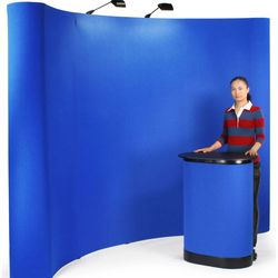 Complete Trade Show Or Podcast Pop Up Display System (portable)