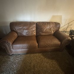 Leather Couch Set