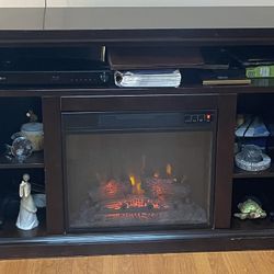 Electric fireplace tv Stand
