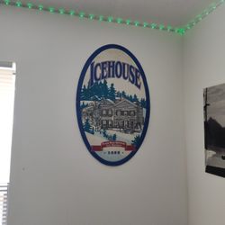 Aluminum Icehouse Wall Picture $25 