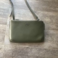 Coach Army Green Crossbody