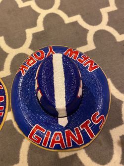 Ny giants straw hats